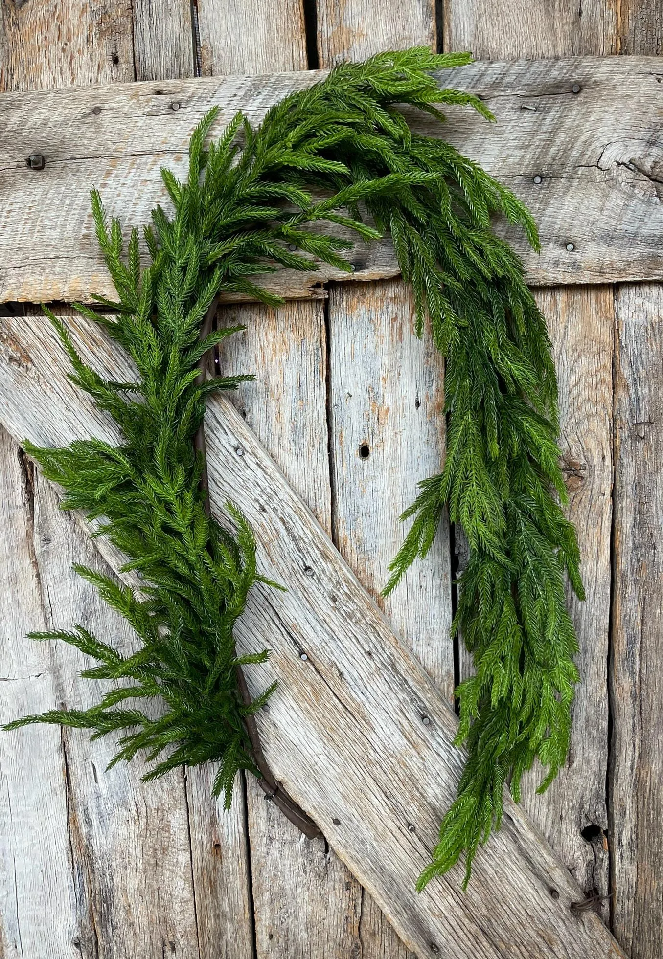 5' Norfolk Real Touch Garland, Pine Greenery