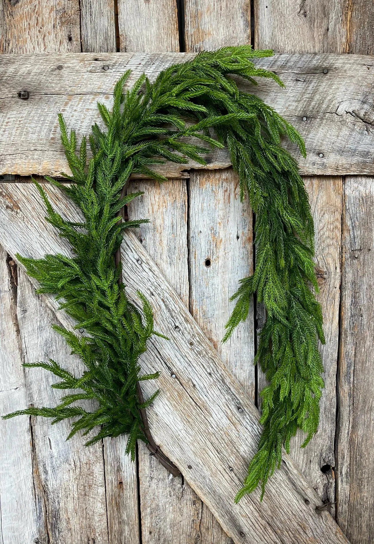 5' Norfolk Real Touch Garland, Pine Greenery