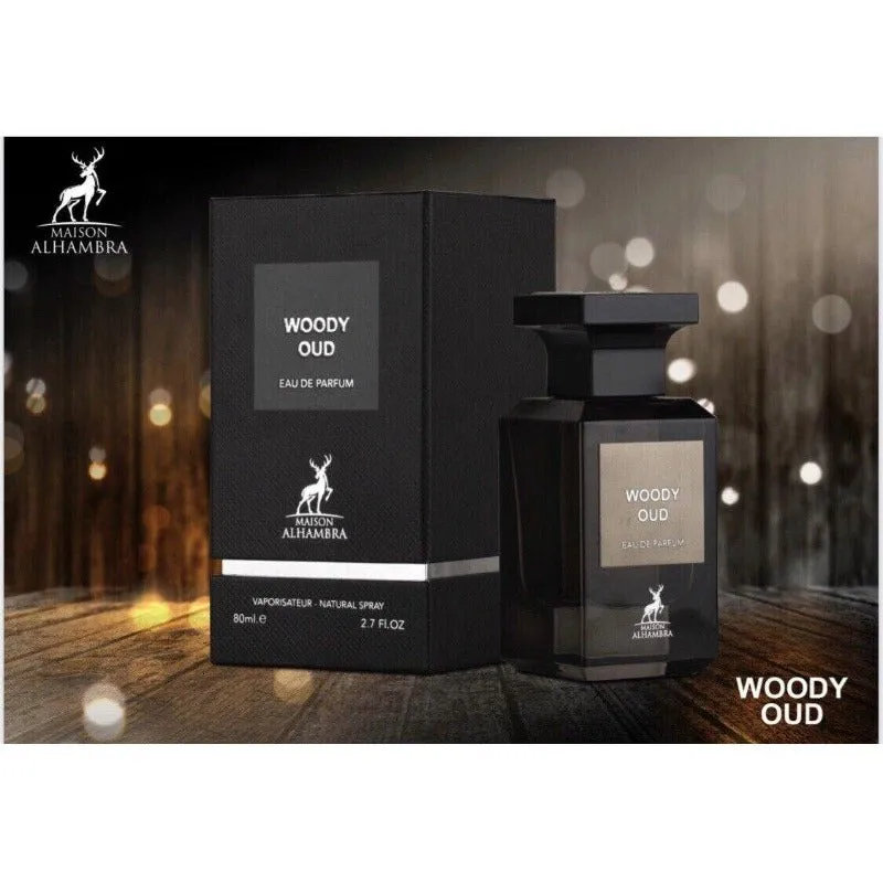 AlHambra Woody Oud perfumed water unisex 80ml