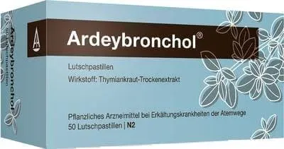 ARDEYBRONCHOL lozenges 50 pc peppermint essential oil, eucalyptus oil