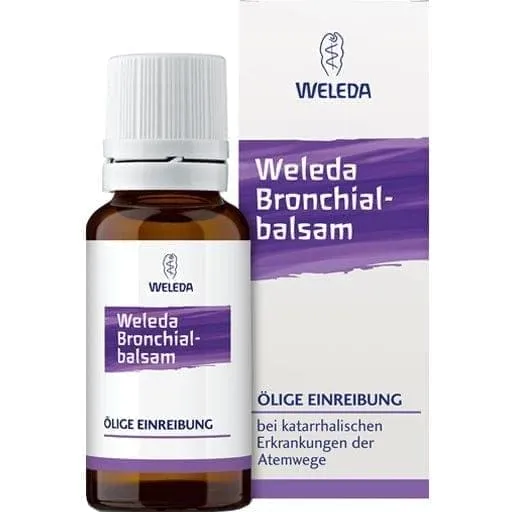 BRONCHIAL BALM Weleda, eucalyptus, peppermint, rosemary oil, sage oils, Dalmatian