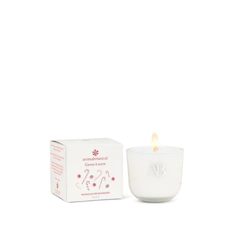 Candy Cane Mini Candle