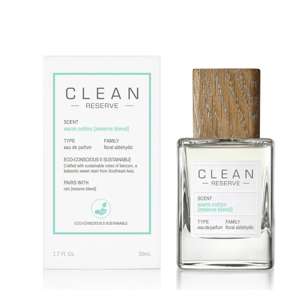 CLEAN Reserve Warm Cotton Eau de Parfum Unisex Perfume Spray (50ml, 100ml)