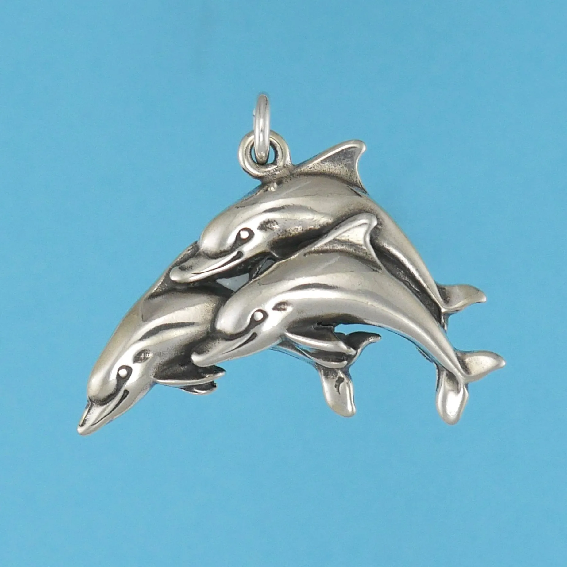 Dolphin Trio Pendant