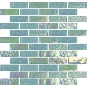 Emerald Green, 1" x 3" - Glass Tile