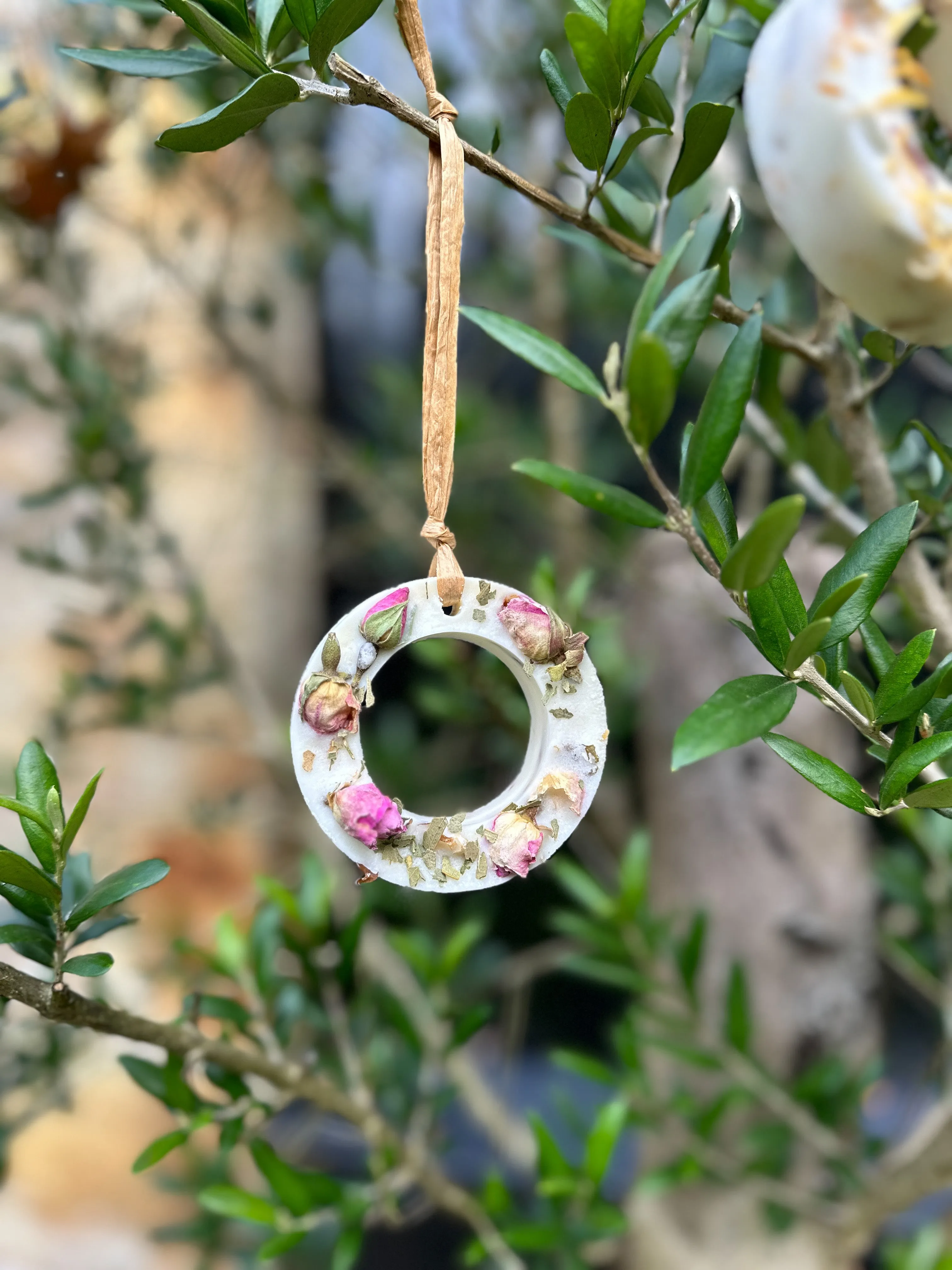 Hanging Scented Botanical Wax Decoration