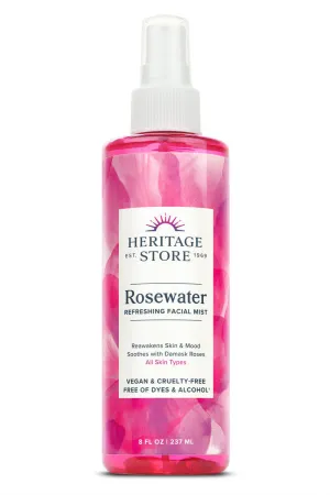 Heritage Store Rose Flower Water Atomizer (1x8 Oz)