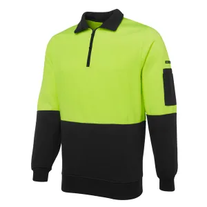 Hi Vis 1/2 Zip Fleecy Sweater