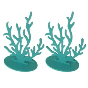 Mini Green Coral Centrepieces - 2 Pkt