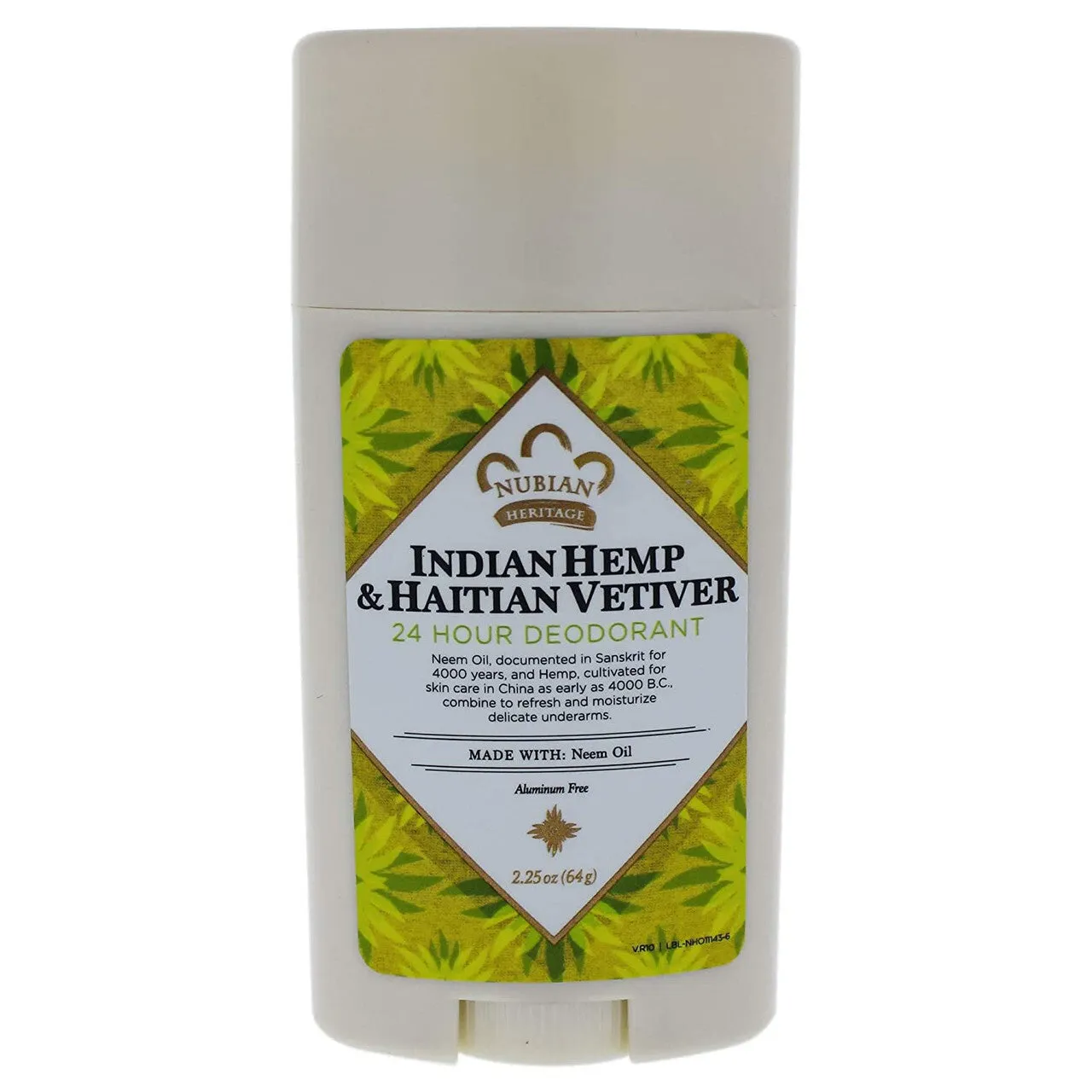 Nubian Heritage Nubian Indian Hemp & Haitian Vetiver Deodorant (1X2.25 OZ)