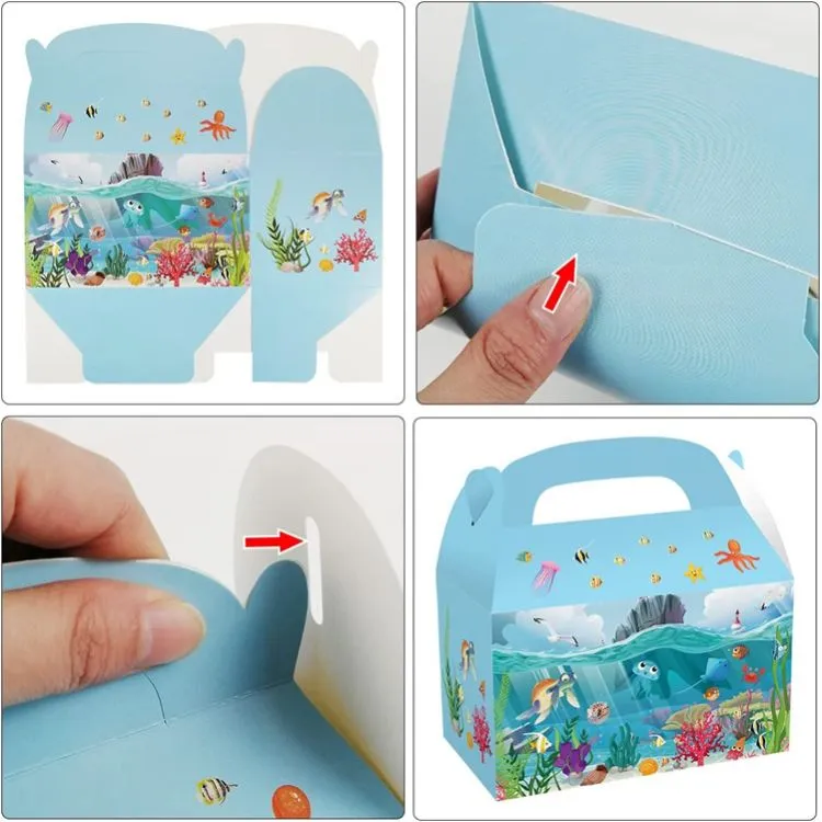 Party Favor Box | Ocean Sea | 12 Pcs