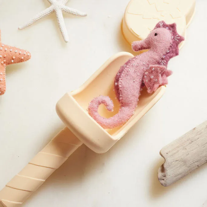 Pink Seahorse Ornament