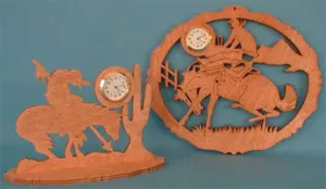 Southwestern Themed Mini Clocks Pattern Set