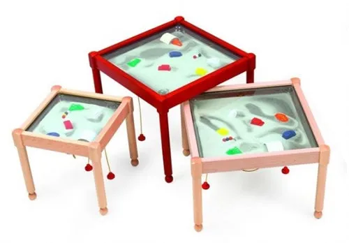 Square Magnetic Kids Play Sand Table-Ocean Theme