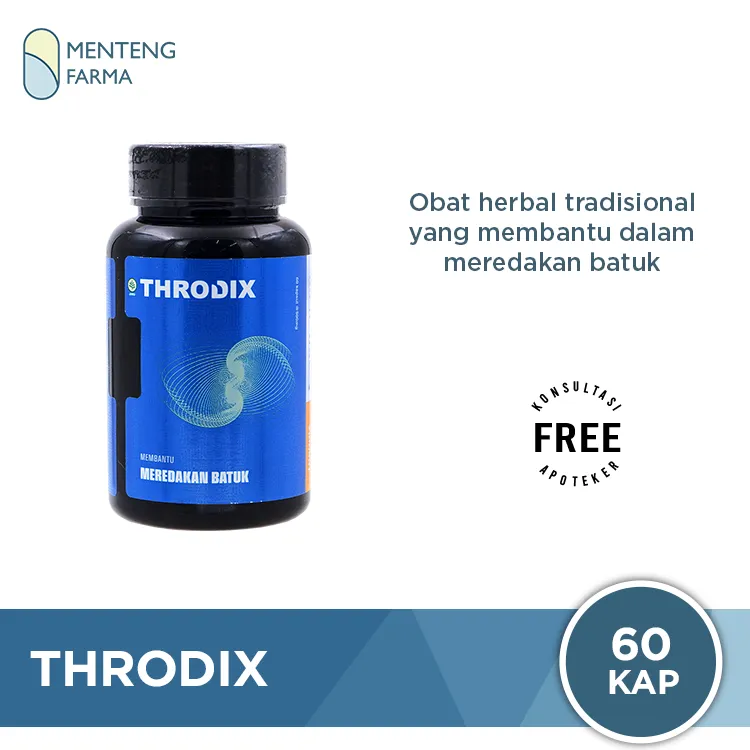 Throdix 60 Kapsul - Membantu Meredakan Batuk