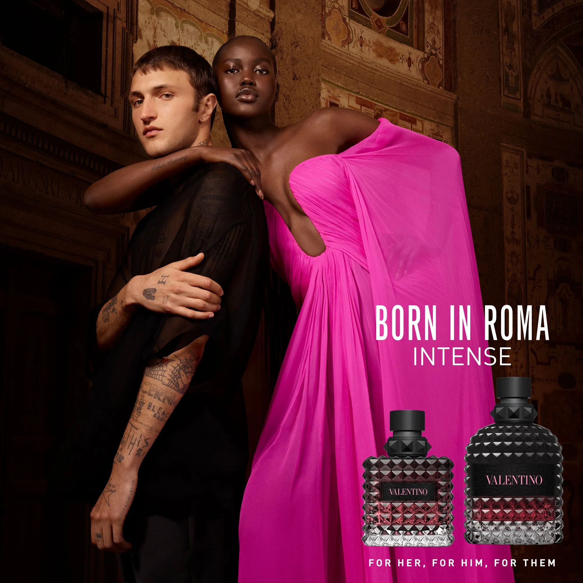 Valentino Born in Roma Uomo Intense Eau de Parfum For Him (Various sizes)